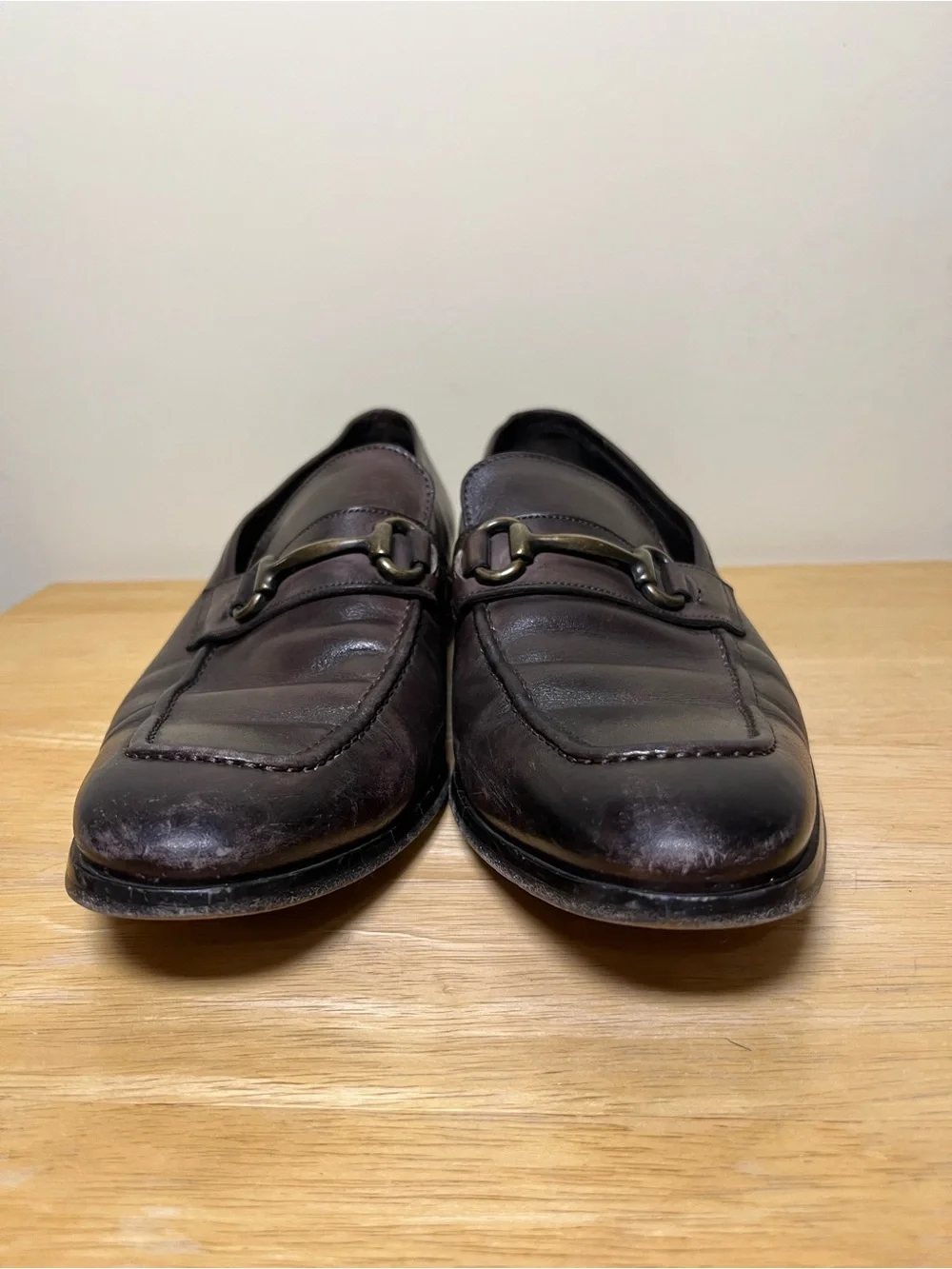 To Boot New York Berkshire Burnished Brown Calf Horse Bit Loafer Men’s Size 7.5
